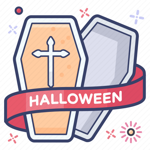 Burial coffin, casket, coffin, funeral, halloween coffin icon - Download on Iconfinder