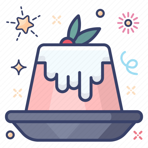 Coagulated dish, junket, mousse, sweet pudding, tapioca icon - Download on Iconfinder