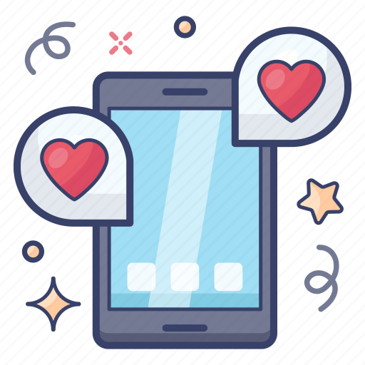 Communication app, dating app, love communication \, mobile app, online dating icon - Download on Iconfinder
