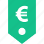 euro, money, price, sign, tag 