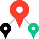 direction, gps, location, map, pin
