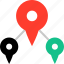 direction, gps, location, map, pin 