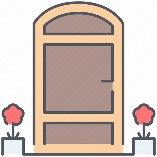 Door, entrance, design, furniture, house, interior, welcome icon - Download on Iconfinder