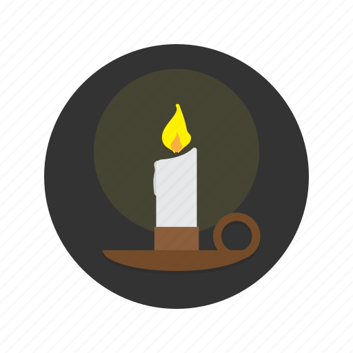 Candle, fire, flame, light, old, wax icon - Download on Iconfinder