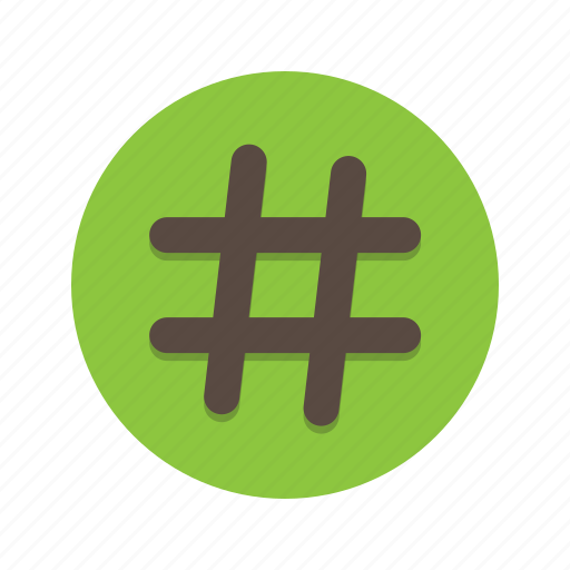 Hash, hashtag, social, tweet, twitter icon