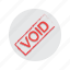 void, voided 