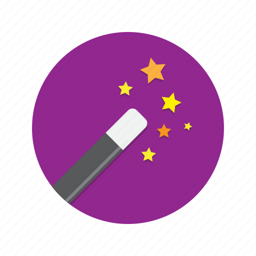 Magic, magical, magician, sparkle, wand icon - Download on Iconfinder
