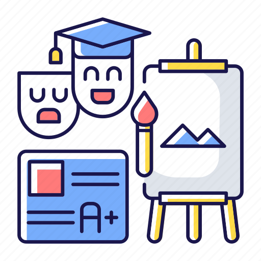 Creative certification, test, exam, drawing icon - Download on Iconfinder