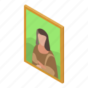 business, cartoon, excursion, isometric, picture, wall, woman