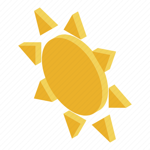 Cartoon, hand, isometric, logo, ornament, summer, sun icon - Download on Iconfinder