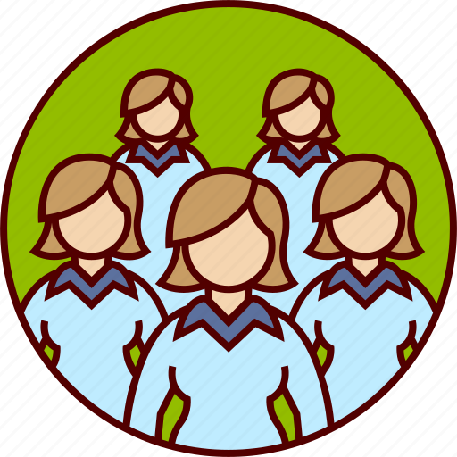 Business, team, group, teamwork, people, crew, women icon - Download on Iconfinder