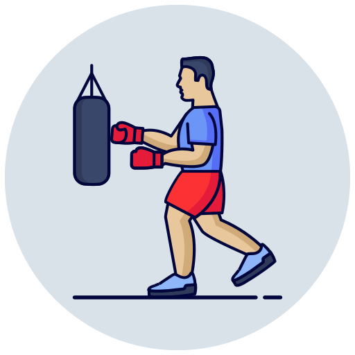 Boxing, exercise, fitness, training icon - Free download