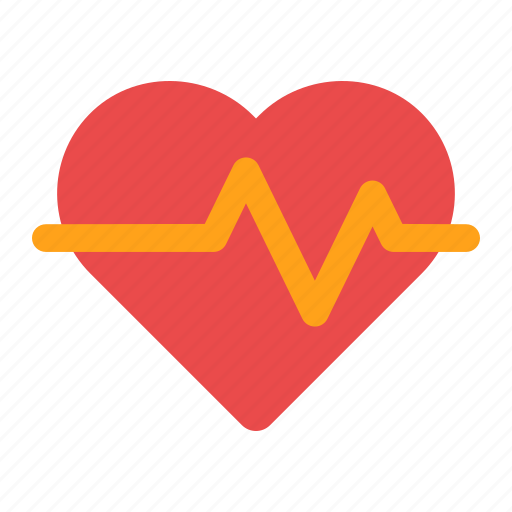 Heart rate, pulse, heart, heartbeat, cardiogram, electrocardiogram, cardiac icon - Download on Iconfinder