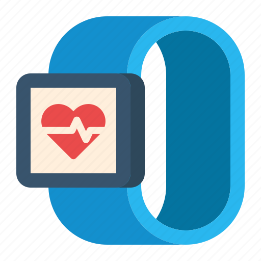Heart rate, monitor, heartbeat, cardiogram, cardiac, smart watch, device icon - Download on Iconfinder