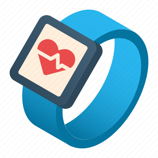 Heart rate, monitor, heartbeat, cardiogram, cardiac, smart watch, device icon - Download on Iconfinder
