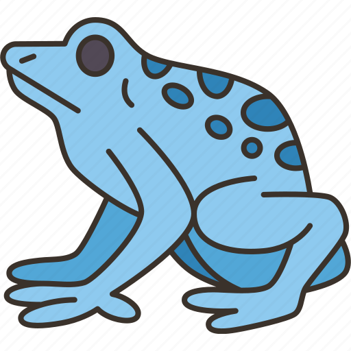 Frog, poison, dart, amphibian, tropical icon - Download on Iconfinder