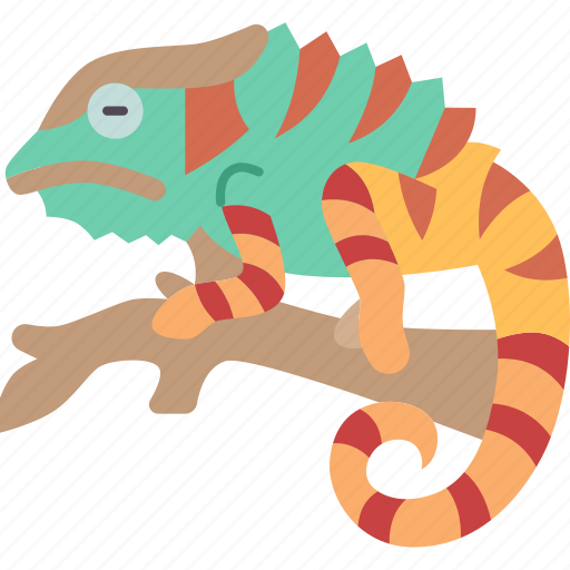 Chameleon, panther, lizard, exotic, madagascar icon - Download on Iconfinder