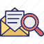 mail lookup, mail search, message scan, message search 