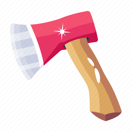 Axe, hatchet, cutting axe, splitting axe, wooden axe icon - Download on Iconfinder