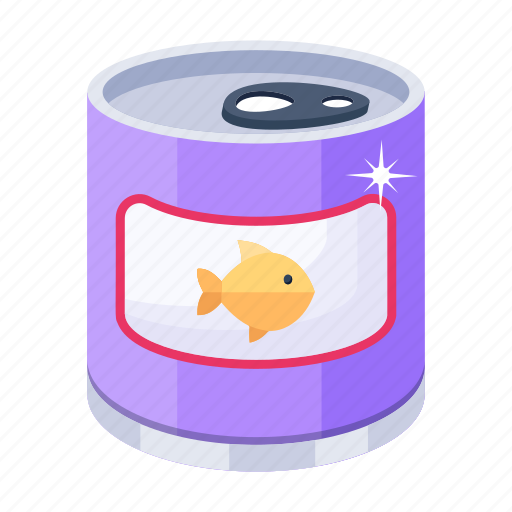 Fish can, fish tin, can food, tin food, tin can icon - Download on Iconfinder