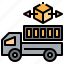 truck, container, logistics, transport, export 