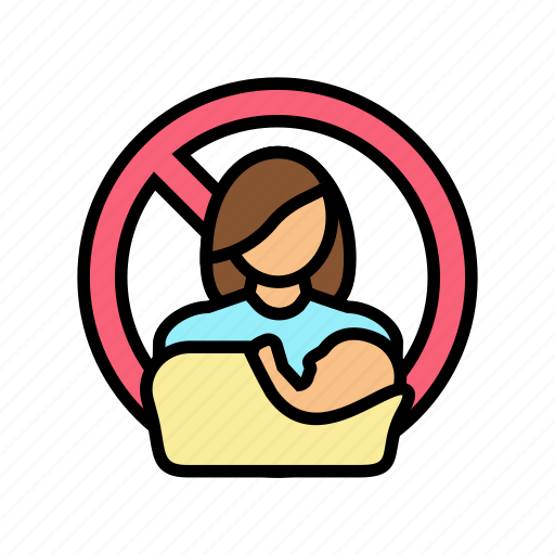 Pregnant, nursing, restriction, eyebrow, tattoo, beauty icon - Download on Iconfinder