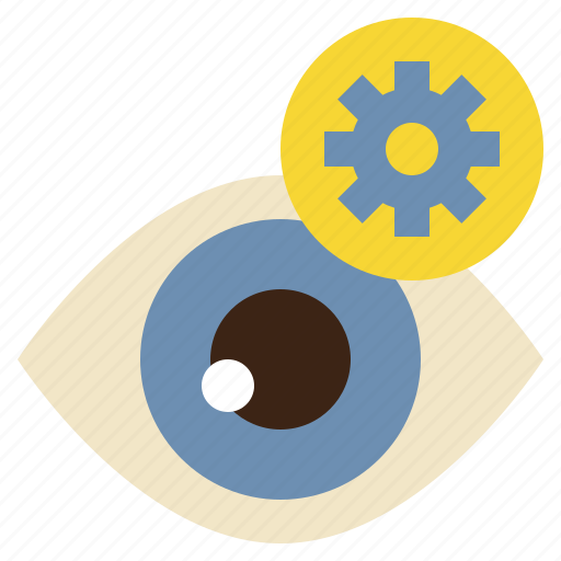 Eye, gear, repair, wheel, health, care icon - Download on Iconfinder