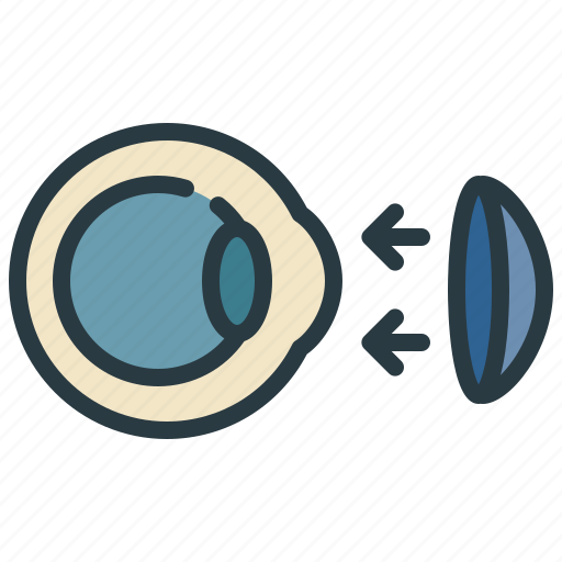 Contact, lens, medical, health, eye, care icon - Download on Iconfinder