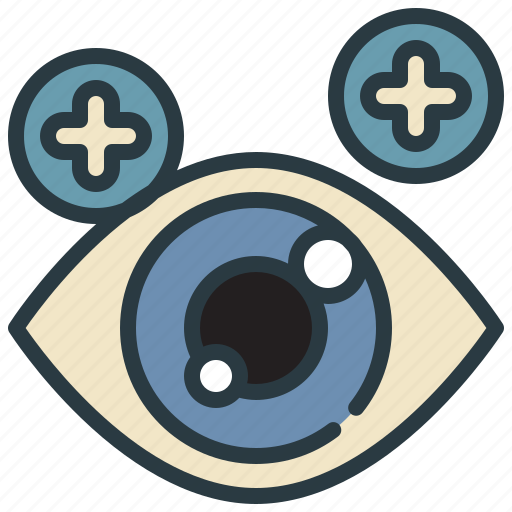 Vision, eye, healthy, plus, care icon - Download on Iconfinder
