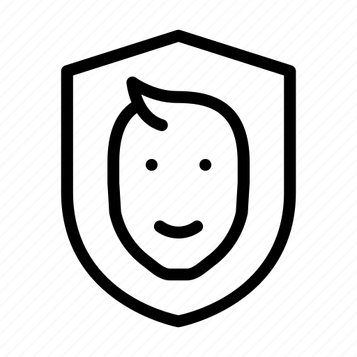 Face, photography, security, shield, protection icon - Download on Iconfinder