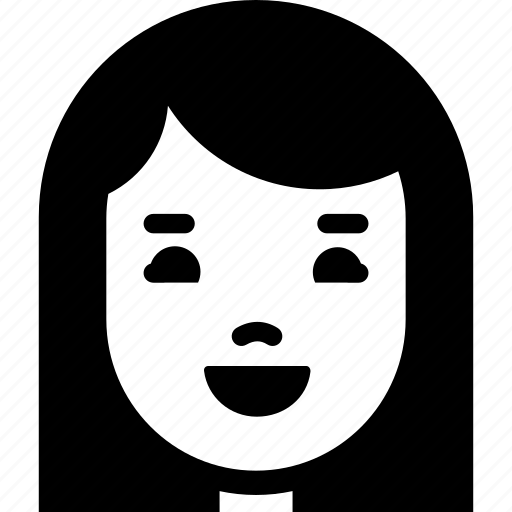 Emotion, face, girl, glad, happy, smile, woman icon - Download on Iconfinder
