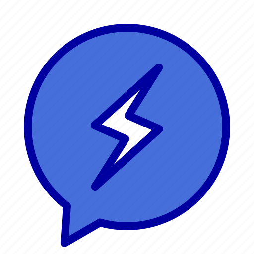 Chat, chating, power, sms icon - Download on Iconfinder