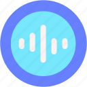 audio, wave, volume, sound, music, settings