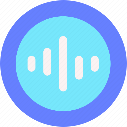 Audio, wave, volume, sound, music, settings icon - Download on Iconfinder