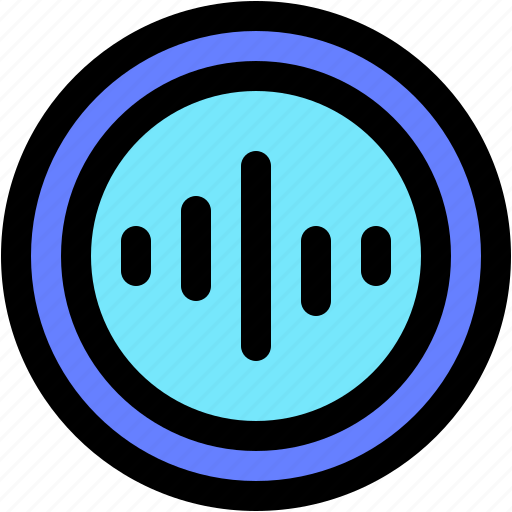 Audio, wave, volume, sound, music, settings icon - Download on Iconfinder