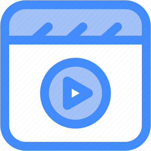 Reels, video, button, social, media, reel, player icon - Download on Iconfinder