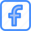 facebook, social, media, network, brand, networking, logo 