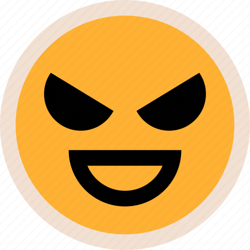 Evil, face, smile icon - Download on Iconfinder