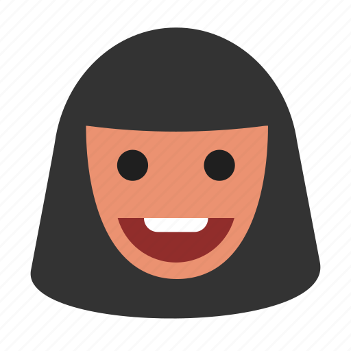 Face, happy, head, islamic, lady, smiling, woman icon - Download on Iconfinder