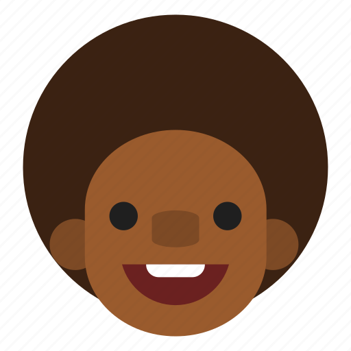 Afro, black, face, guy, head, male, man icon - Download on Iconfinder