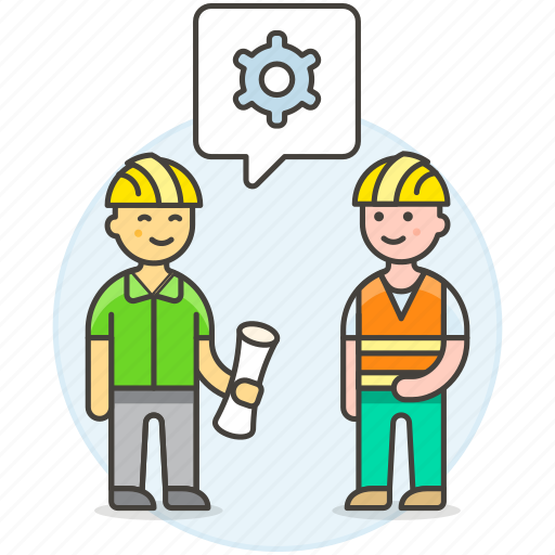 Setting, building, blueprint, engineer, evaluation, male, methodology icon - Download on Iconfinder