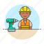 driller, worker, equipment, factory, mechanic, contractor, builder, male, engineer 