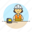 driller, contractor, worker, mechanic, female, equipment, engineer, builder, factory, flexometer 
