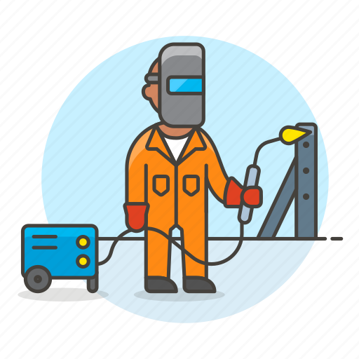 Building, engineer, factory, machine, male, metal, steel icon - Download on Iconfinder