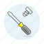 bolt, construction, factory, manufacture, screw, screwdriver, tools 