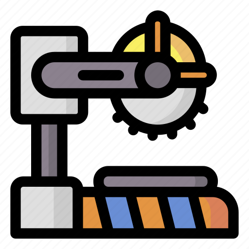 Cutter, factory, saw, sewing, machine icon - Download on Iconfinder