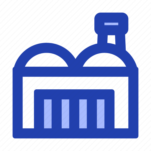 Warehouse, industry, factory, building icon - Download on Iconfinder