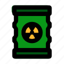 radioactive, worker, factory, waste