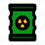 radioactive, worker, factory, waste 