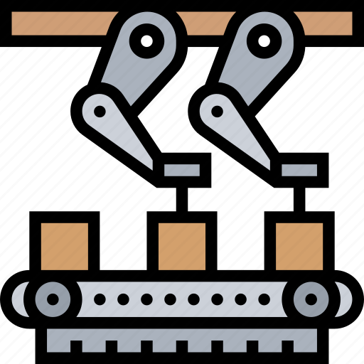 Production, factory, assembly, conveyor, manufacturing icon - Download on Iconfinder